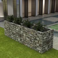 vidaXL Gabion plantenbak verhoogd 360x90x100 cm staal - thumbnail