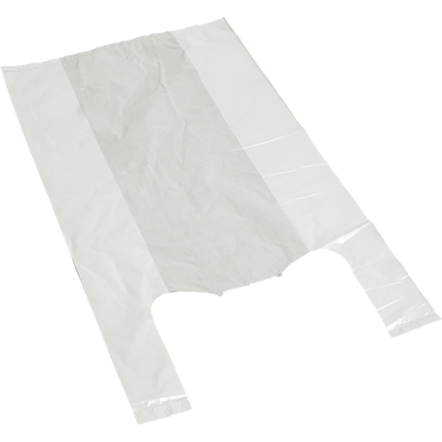 Tas | HDPE | 27x 12x48cm | hemddraagtas | wit | 2000 stuks