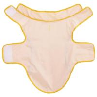 Hondenregenjas met reflecterende strips polyester geel XXS - thumbnail