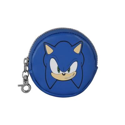 Sonic - The Hedgehog Face-Cookie Coin Purse SEGA Blue