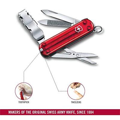 Victorinox Nail Clip 580 0.6463.T Zwitsers zakmes Aantal functies 8 Robijn-rood Victorinox Nail Clip 580 0.6463.T Zwitsers zakmes Aantal functies 8 Robijn-rood