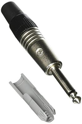 Neutrik NP2CVERNICKELT Jackplug 6,35 mm Stekker, recht Aantal polen: 2 Mono Zilver 1 stuk(s)