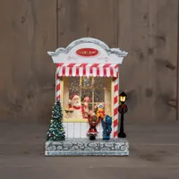 Anna&apos;s Collection LED glitterwater snoepwinkel met 22 x 18cm, warm wit - thumbnail