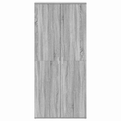 Schoenkast Grijs Sonoma 80x39x180 cm