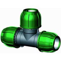 T-stuk 90 graden - buiskoppeling - 32 x 32 x 32 mm - thumbnail