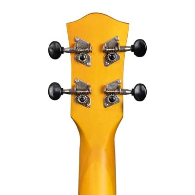 Cascha CUC105S concert ukelele set geel