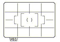 Pentax Matglas AF Divided matte ML-60 Pentax Matglas AF Divided matte ML-60