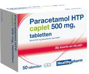 Healthypharm Paracetamol 500mg Caplet 50st