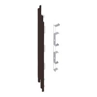 Keralit Eindkap links Donkerbruin (2884) (Sponningdeel 190) - thumbnail