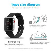 Canvas nylon bandje - Paars - Geschikt voor Apple Watch 44mm / 45mm / 46mm / 49mm - thumbnail