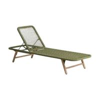 Kave Home Dandara ligstoel Groen - thumbnail