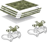 Speedlink Sticker PS4 Pro (Camo) - thumbnail
