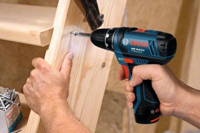 Bosch Blauw GSR 12V-15 accu/boorschroevendraaier | zonder accu&apos;s en lader | in L-Boxx - 060186810D - thumbnail