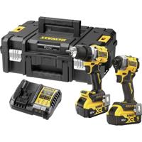 DeWALT DCK2051P2T - 18V XR Brushless twin kit DCD800 + DCF850 - 2x 5Ah in TSTAK - DCK2051P2T-QW - thumbnail