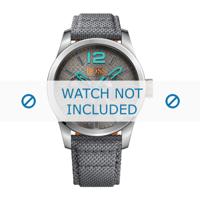 Horlogeband Hugo Boss HO1513379 / 242-1-14 Canvas Grijs 24mm - thumbnail