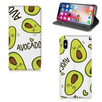 Apple iPhone Xs Max Magnet Case Avocado Singing - thumbnail