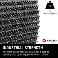 VELCRO® Klittenband punten Om vast te plakken Haak- en lusdeel, Extra sterk (Ø) 45 mm Zwart 12 stuk(s) - thumbnail