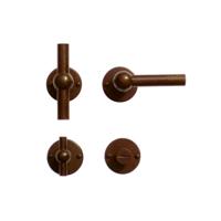 HDD Pro DEURKRUK PRO PETRA NM T+L ROEST ROND - thumbnail