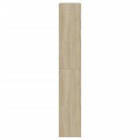 VidaXL Schoenenkast 60x21x125,5 cm bewerkt hout sonoma eikenkleurig - thumbnail