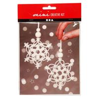 Creativ Company Mini creative kit macrame sneeuwvlok - thumbnail