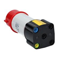 Gossen Metrawatt A3-16 Meetadapter CEE-stekker 16 A 5-polig - Bus 4 mm Meerdere kleuren - thumbnail