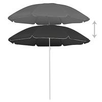 VidaXL Parasol met stalen paal 180 cm antracietkleurig - thumbnail