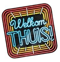 NEON Deurbord Welkom Thuis - thumbnail