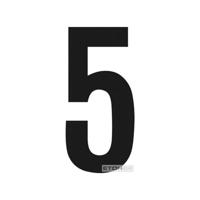 RZB 99223.013.5 Cijfer „5 120 mm 1 stuk(s) - thumbnail