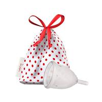 Ladycup Menstruatiecup transparant maat S 40mm 1 Stuks - thumbnail