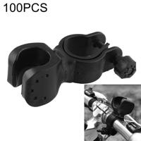 100 stuks 360 graden rotatie Mount houder Clip klem voor fiets fiets zaklamp - thumbnail