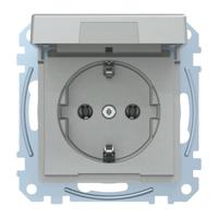 Merten MEG2310-0460 Wandcontactdoos System M Aluminium 1 stuk(s) - thumbnail