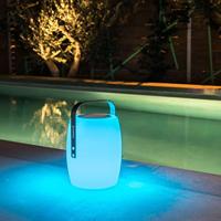 Draadloze bluetooth speakerlamp - LUMISKY - LUCY PLAY - H31 cm - Dimbare witte en veelkleurige LED - thumbnail