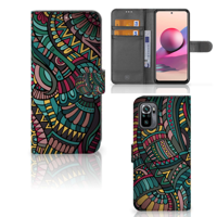 Xiaomi Redmi Note 10S | 10 4G | Poco M5s | Telefoon Hoesje | Aztec - thumbnail