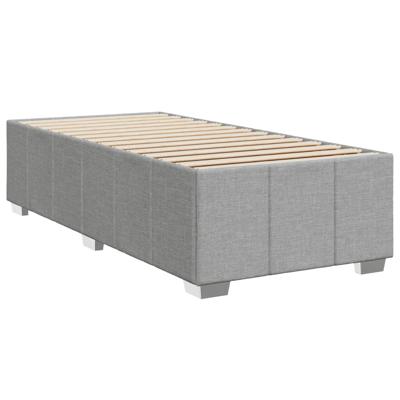 Bedframe zonder matras 120x190 cm stof lichtgrijs