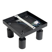 QAZQA Moderne spot zwart vierkant 4-lichts - Facil - thumbnail