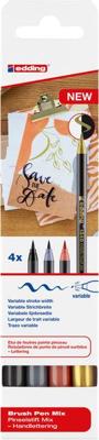 Brushpen edding 1340 letteringset assorti | 10 stuks