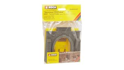 NOCH 48051 PROFI plus TT Tunnelportaal 1-sporig Hardschuim model, Geverfd