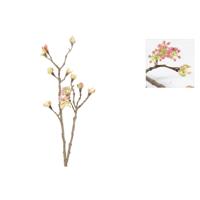 Esdoorn kunststof 55x12.5x2.5 cm roze kunstbloem Countryfield - Countryfield - thumbnail