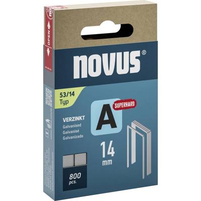 Novus Tools 042-0781 Nieten met fijn draad Type 53 800 stuk(s) Afm. (l x b) 14 mm x 11.3 mm