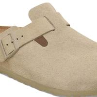 BIRKENSTOCK - Boston | faded khaki Suede Unisex - thumbnail