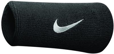 Nike NNN05010OS Swoosh Doublewide Polsband 2-Pack