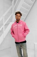 Croyez Artist Club Zip-Hoodie Heren Roze - Maat S - Kleur: WitRoze | Soccerfanshop - thumbnail