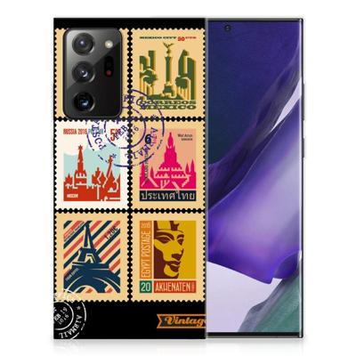 Samsung Galaxy Note20 Ultra | Silliconen Back Cover | Postzegels