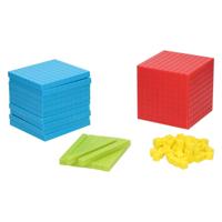 Lobbes Gekleurde blokjes met opbergdoos - 121dlg - thumbnail