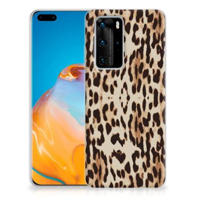 Huawei P40 Pro TPU Hoesje Leopard