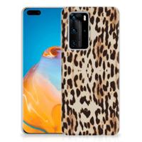 Huawei P40 Pro TPU Hoesje Leopard - thumbnail