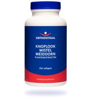 OrthoVitaal Knoflook mistel meidoorn 250 Softgels - thumbnail