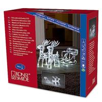 Konstsmide 6192-203 Rendier, Sleeën Koudwit LED Transparant Energielabel: F (A - G) - thumbnail