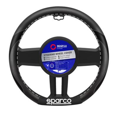 Sparco SPC-Line Stuurwielhoes 'Flat Bottom' Zwart SPSPS113