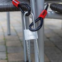 Hangslot - ABUS - 64TI/50HB60-150 B/DFNLI Titalium - Aluminium behuizing - Paracentrische sleutel - thumbnail